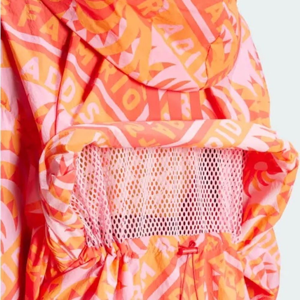 Adidas Pink and Orange Farm Jacket - Picture 2 of 4